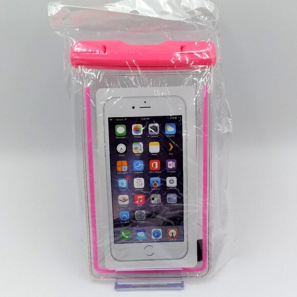 Universal Waterproof Phone Case for Smartphone - Pink - Picture 1 of 5
